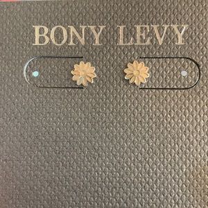 Bony Levy 14K White Gold 🌸 fleur Stud Earrings